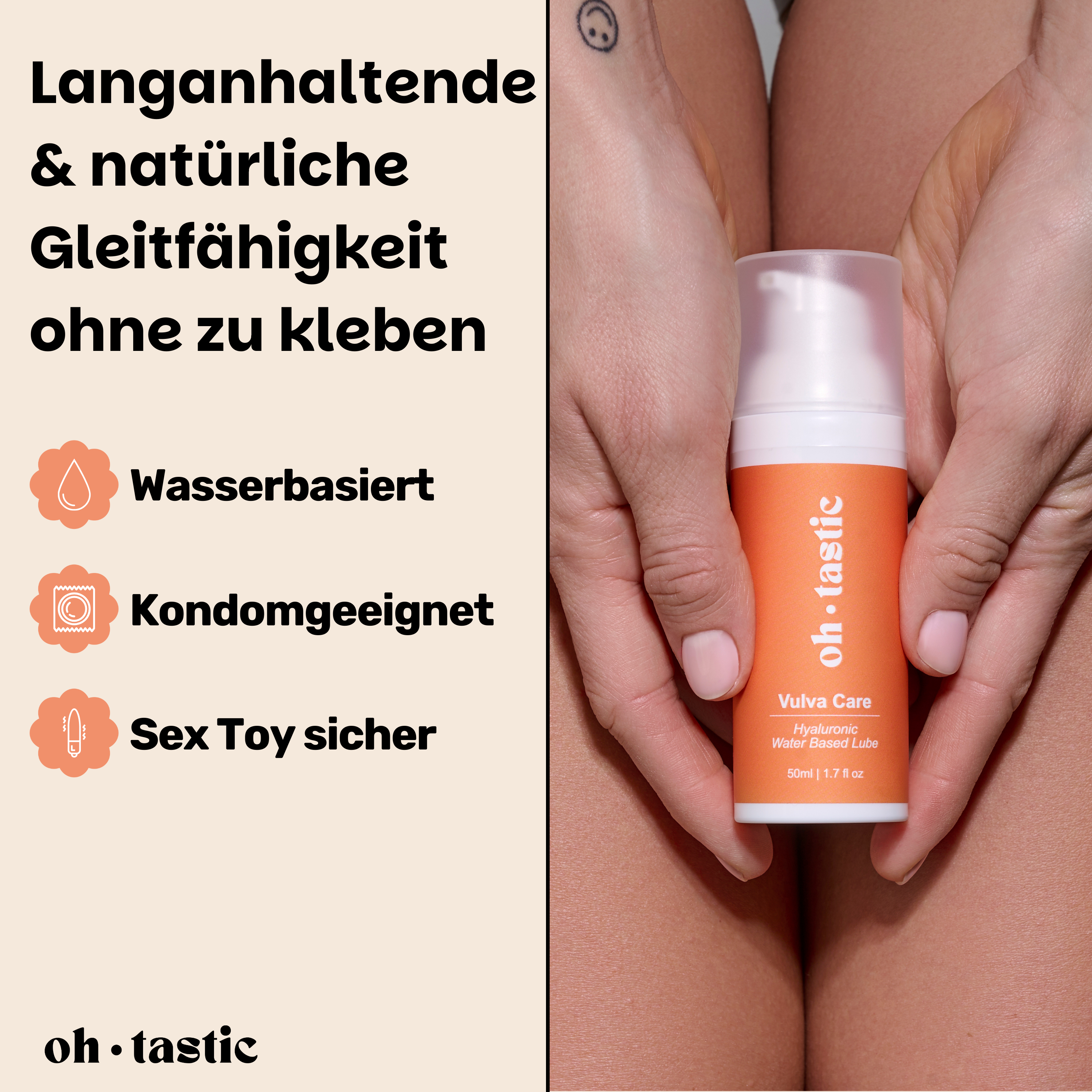 Wasserbasiertes Sensitiv Gleitgel