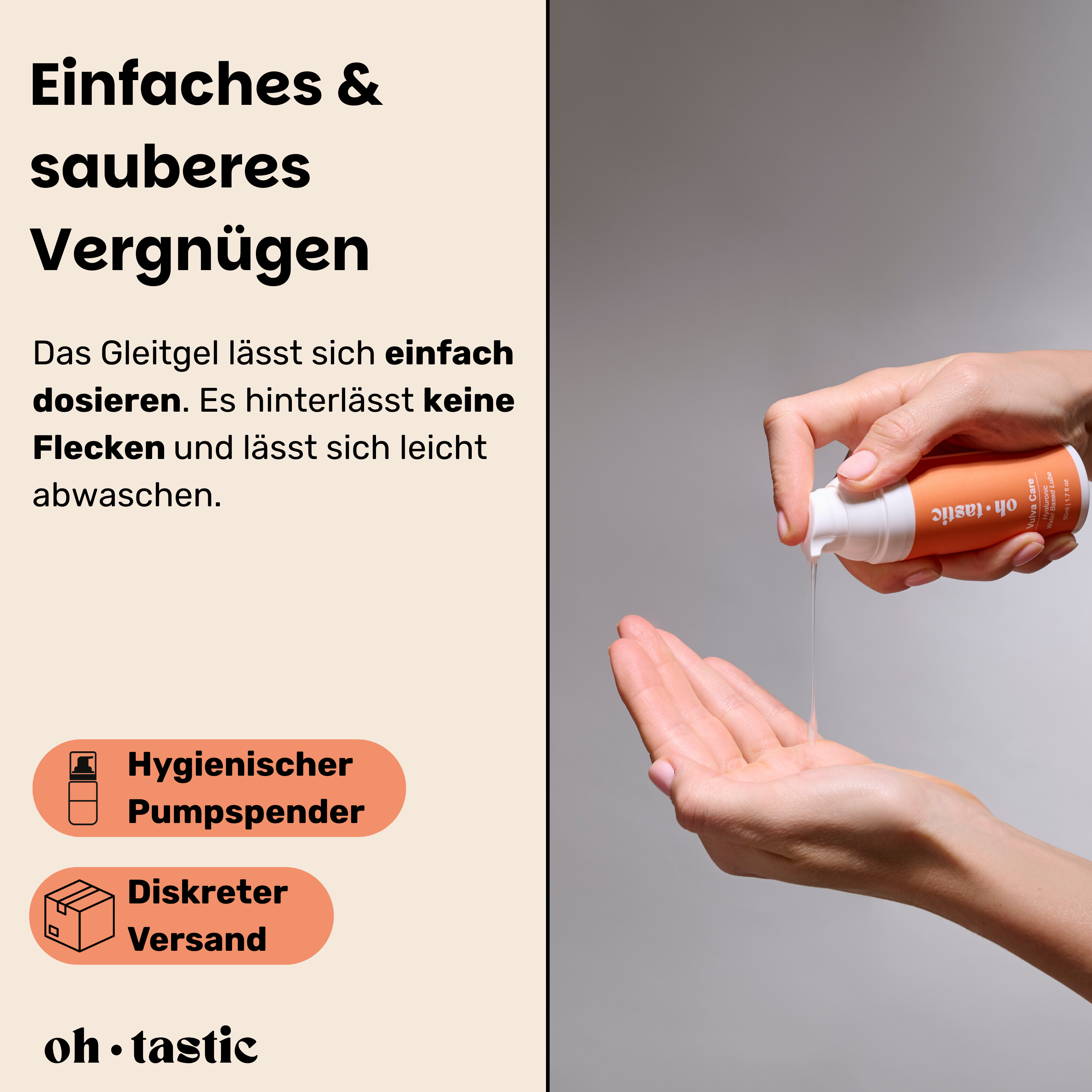 Wasserbasiertes Sensitiv Gleitgel