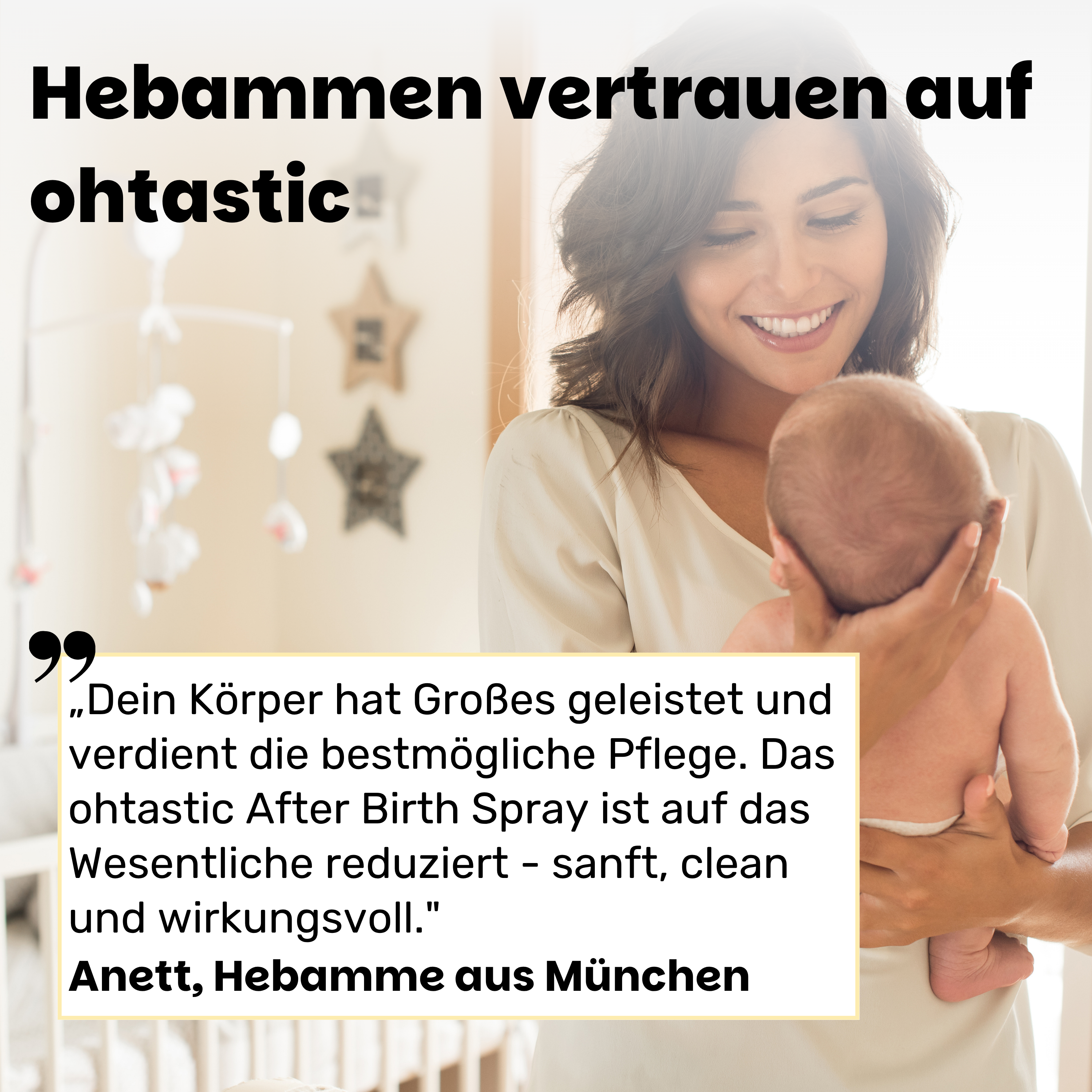 ohtastic Wochenbett Regenerationsspray Hebamme